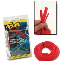 ACCELL SLEEVE KIT FOR WIRE & HOSE RED