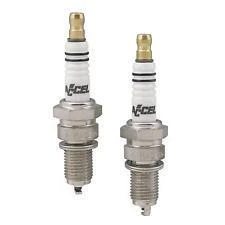 Accel ACL-SP2410A U-Groove Spark Plugs for Big Twin 75-99 w/Electronic Ignition