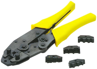 WIRE CRIMPING & STRIPPING TOOL 7/9M M PLUG TO 6 WIRE SIZES W/ ADJ RATC 3 WIRE CRIMPING & STRIPPING TOOL 7/9M M PLUG TO 6 WIRE SIZES W/ ADJ RATC